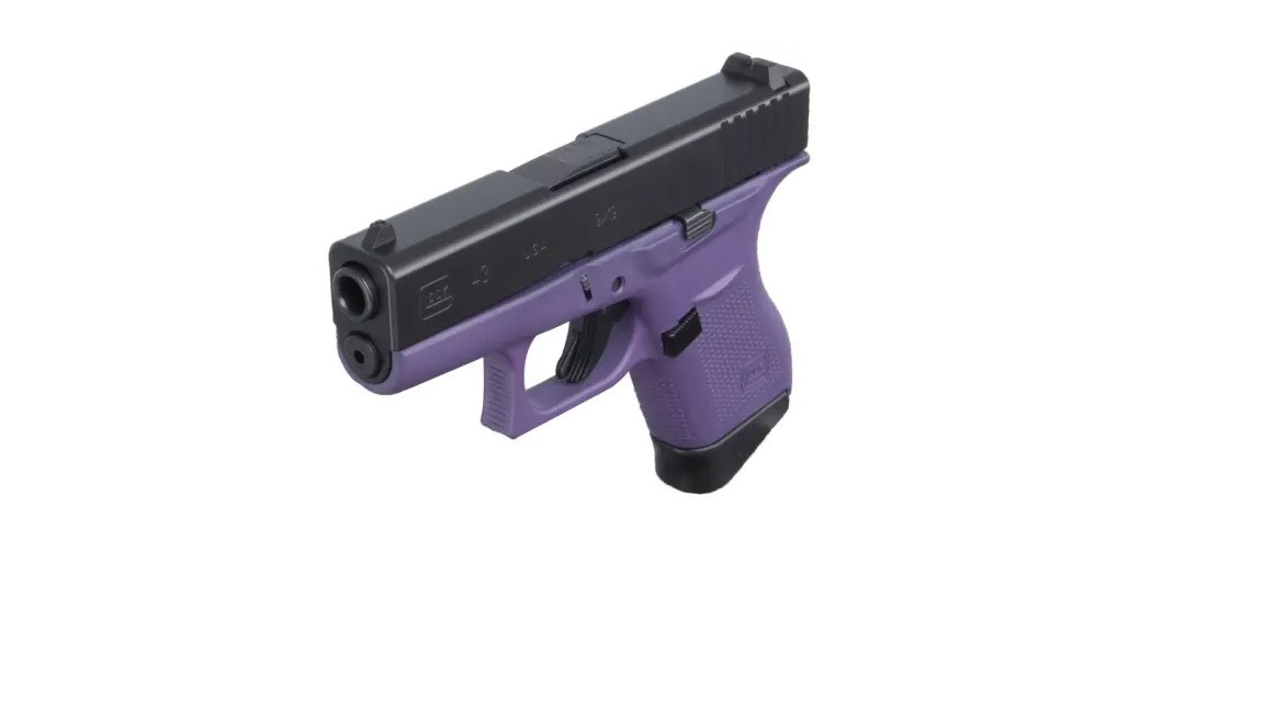 Glock G43 Usa 9mm 34 6 Rd Purple And Elite Black Pistol On Gunrodeo 2115